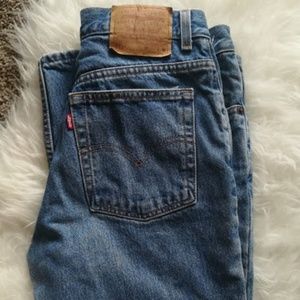 Vintage Levis 517 Light Wash MOM JEANS!